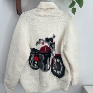 Crochet Knit "Motorcycle" Jacket